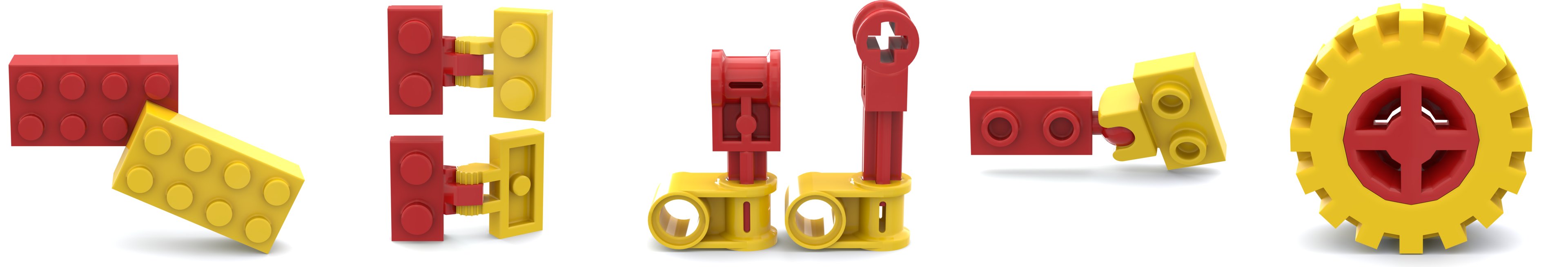 Five connector types